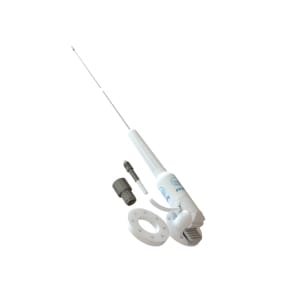 Pacific Aerials VHF 1.0m Stainless Steel Antenna with Laydown Mount - White